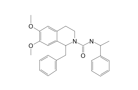 1,2,3,4-Tetrahydroisoquinoline, 1-benzyl-2-[N-(1-phenethyl)aminocarbonyl]-6,7-dimethoxy-