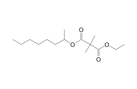 Dimethylmalonic acid, ethyl 2-octyl ester