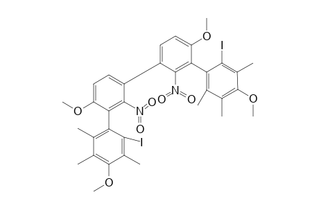 1,1':3',1'':3'',1'''-Quaterphenyl, 2,2'''-diiodo-4,4'',4''',6'-tetramethoxy-3,3''',5,5''',6,6'''-hexamethyl-2',2''-dinitro-