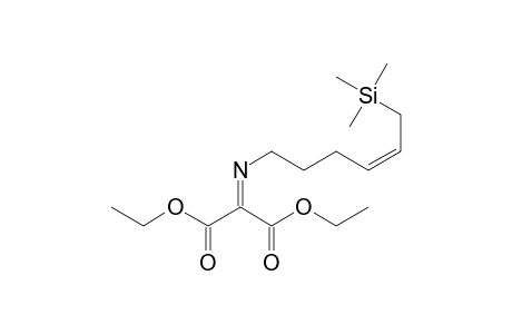 Diethyl <[6'-trimethylsilyl-(Z)-4'-hexenyl]imino>malonate