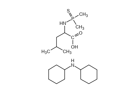 N-(dimethylphosphinothioyl)-L-leucine, compound with dicyclohexylamine