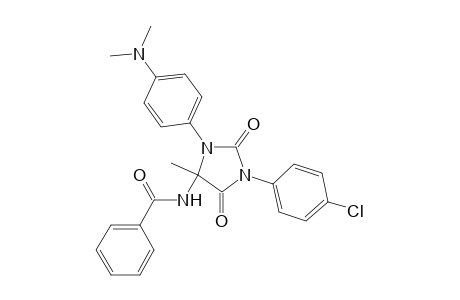 4-Imidazolidinecarboxamide, 1-(4-chlorophenyl)-3-[4-(dimethylamino)phenyl]-4-methyl-2,5-dioxo-N-p henyl-