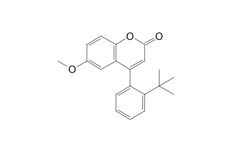 4-(2-tert-Butyl-phenyl)-6-methoxy-chromen-2-one