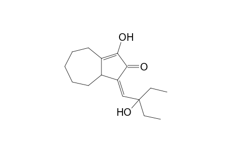 (3Z)-3a,4,5,6-Tetrahydro-1-hydroxy-3-(2-hydroxy-2-ethylbutylidene)azulen-2(1H)-one