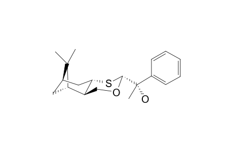 (1S,2R,5R,7S,9R)-5-[(1'S)-1'-Hydroxy-1'-phenyl-1'-ethyl)]-10,10-dimethyl-4-oxa-6-thiatricyclo[7.1.1.0(2,7)]undecane