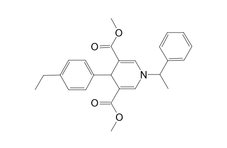 Dimethyl 4-(4-ethylphenyl)-1-(1-phenylethyl)-1,4-dihydro-3,5-pyridinedicarboxylate