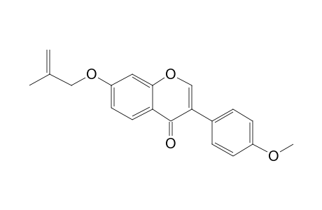 3-(4-Methoxyphenyl)-7-[(2-methylprop-2-en-1-yl)oxy]chromen-4-one