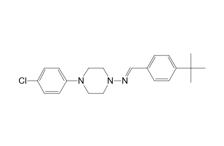 N-[(E)-(4-tert-butylphenyl)methylidene]-4-(4-chlorophenyl)-1-piperazinamine