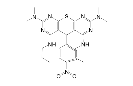 2,8-Bis(dimethylamino)-4,6-bis(propylamino)-5-(4-nitrophenyl)-5H-thiopyrano[2,3-d:6,5-d']dipyrimidine