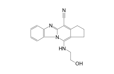 11-[(2-hydroxyethyl)amino]-2,3-dihydro-1H-cyclopenta[4,5]pyrido[1,2-a]benzimidazole-4-carbonitrile