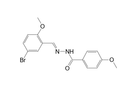 Benzhydrazide, 4-methoxy-N2-(5-bromo-2-methoxybenzylideno)-