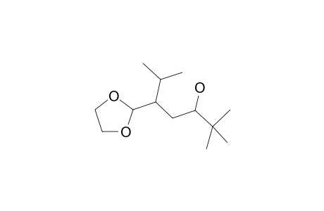 5-(1,3-Dioxolan-2-yl)-2,2,6-trimethylheptan-3-ol