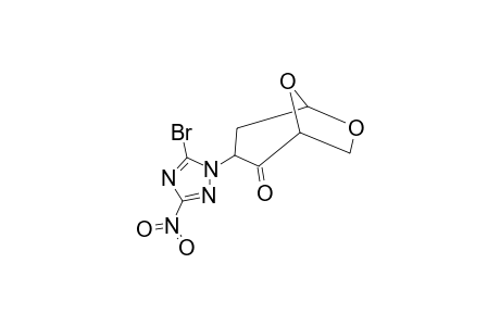 3-(5-Bromo-3-nitro-1H-1,2,4-triazol-1-yl)-6,8-dioxabicyclo[3.2.1]octan-4-one