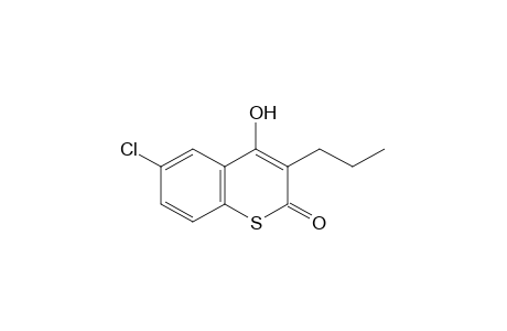 6-CHLORO-4-HYDROXY-3-PROPYL-1-THIOCOUMARIN