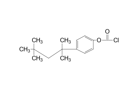 p-(1,1,3,3-tetramethylbutyl)phenol, chloroformate