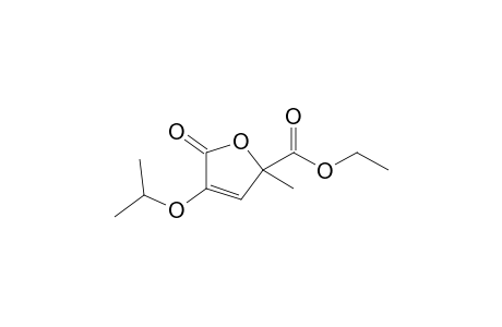 3-isopropyloxy-5-methyl-5-(ethoxycarbonyl)-2(5H)-furanone