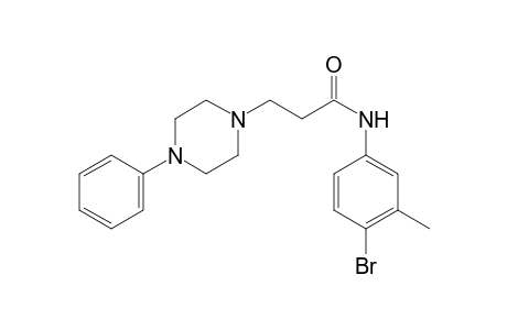 1-piperazinepropanamide, N-(4-bromo-3-methylphenyl)-4-phenyl-