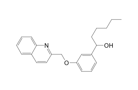 1-[3-(2-quinolinylmethoxy)phenyl]-1-hexanol