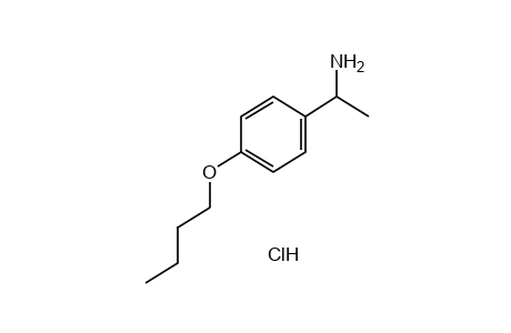 p-butoxy-α-methylbenzylamine, hydrochloride
