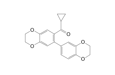 6-Cyclopropanecarbonyl-7-(2,3-dihydro-1,4-benzodioxin-6-yl)-2,3-dihydro-1,4-benzodioxine