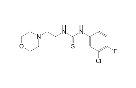 N-(3-chloro-4-fluorophenyl)-N'-[2-(4-morpholinyl)ethyl]thiourea