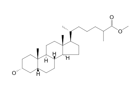 Methyl (25RS)-3.alpha.-hydroxy-5.beta.-cholestan-26-oate