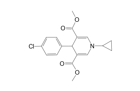 4-(4-Chloro-phenyl)-1-cyclopropyl-1,4-dihydro-pyridine-3,5-dicarboxylic acid dimethyl ester