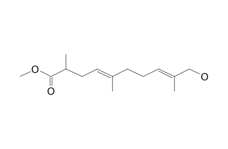 10-Hydroxy-2,5,9-trimethyldeca-4,8-dienoic acid, methyl ester