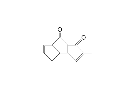 3a,4,6a,7a-Tetrahydro-2,6a-dimethyl-1H-cyclopenta(a)pentalene-1,7(3bH)-dione