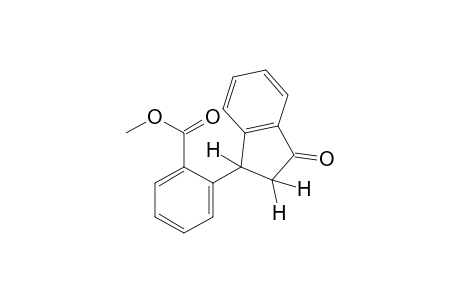 o-(3-oxo-1-Indanyl)benzoic acid, methyl ester