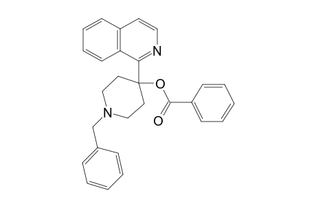 1-benzyl-4-(1-isoquinolyl)-4-piperidinol, benzoate(ester)(high melting isomer)