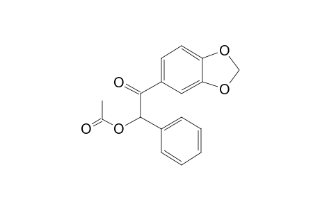 1-(1,3-Benzodioxol-5-yl)-2-hydroxy-2-phenylethanone, acetate