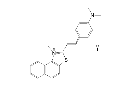 2-[p-(dimethylamino)styryl] -1-methylnaphtho[1,2-d]thiazolium iodide