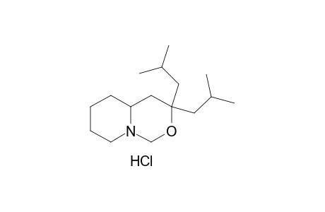 3,3-diisobutylhexahydro-1H,3H-pyrido[1,2-c][1,3]oxazine, hydrochloride