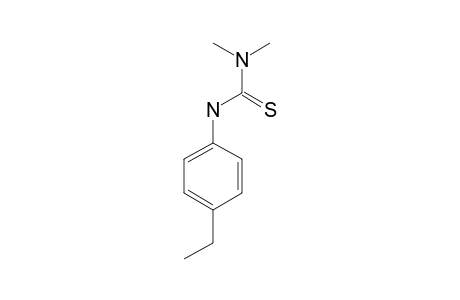 1,1-dimethyl-3-(p-ethylphenyl)-2-thiourea