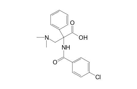 N-(p-chlorobenzoyl)-3-(dimethylamino)-2-phenylalanine