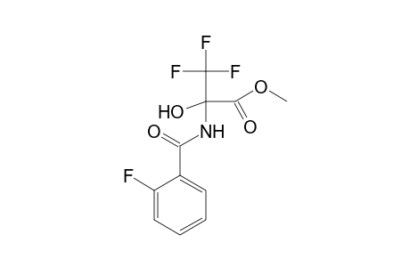 Methyl 3,3,3-trifluoro-2-[(2-fluorobenzoyl)amino]-2-hydroxypropanoate
