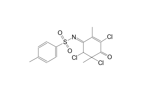 4-methyl-N-[(1Z)-3,5,6-trichloro-2,5-dimethyl-4-oxo-2-cyclohexen-1-ylidene]benzenesulfonamide