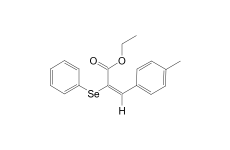 (E)-ETHYL-2-(PHENYLSELENO)-3-(4-METHYLPHENYL)-2-PROPENOATE