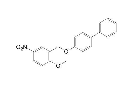 4-biphenylyl 2-methoxy-5-nitrobenzyl ether