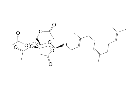 (3,7,11-Trimethyl-dodeca-2,6,10-trienyl)-2,3,4,6-tetra-O-acetyl-b-d-glucopyranoside