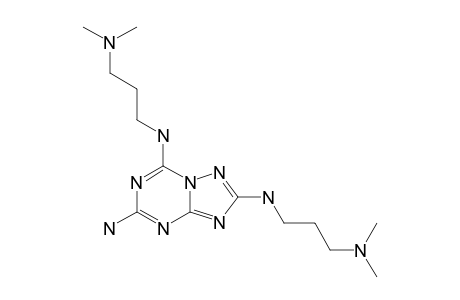 5-AMINO-2,7-BIS-(3-DIMETHYLAMINOPROPYLAMINO)-1,2,4-TRIAZOLO-[1,5-A]-[1,3,5]-TRIAZINE