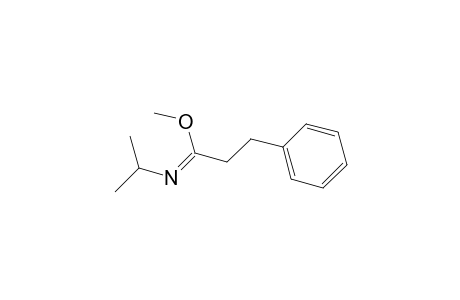 Methyl (1Z)-N-[(Z)-1-methylethyl]-3-phenylpropanimidoate