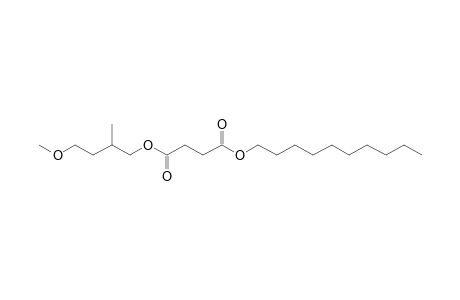 Succinic acid, decyl 4-methoxy-2-methylbutyl ester