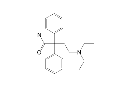 2,2-diphenyl-4-(ethylisopropylamino)butyramide