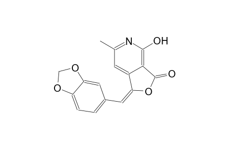 1-Benzo[1,3]dioxol-5-ylmethylene-6-methyl-1H,5H-furo[3,4-c]pyridine-3,4-dione