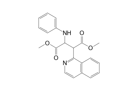 Dimethyl 2-Anilino-3-(isoquinolin-1-yl)succinate