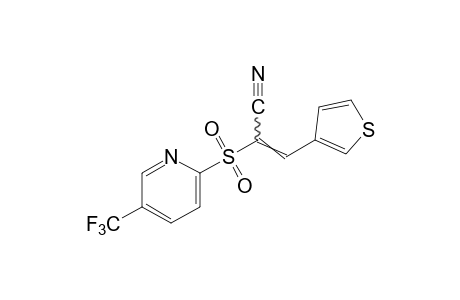 alpha-{[5-(trifluoromethyl)-2-pyridyl]sulfonyl}-3-thiopheneacrylonitrile