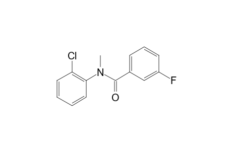 N-(2-Chlorophenyl)-3-fluorobenzamide, N-methyl-