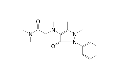 2-(N-(2,3-Dimethyl-5-oxo-1-phenyl-3-pyrazolin-4-yl)-N-methylamino)-N,N-dimethylacetamide